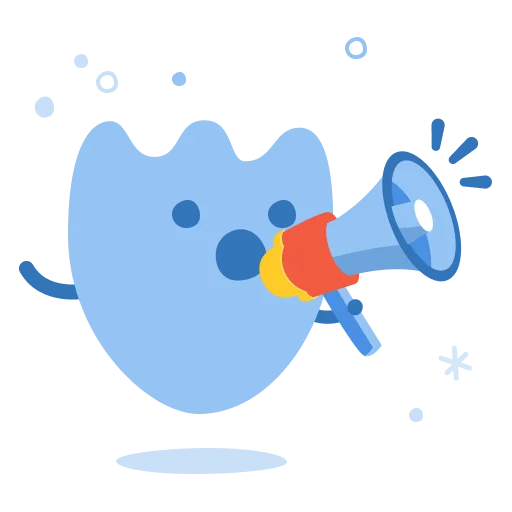 Trusty mascot: Loud and proud